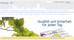 Desktop Screenshot of hamburgpapier-shop.de